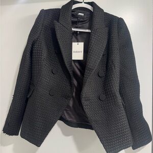 Bardot Charcoal Textured Blazer
